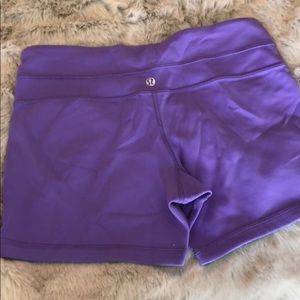 Reversible lululemon tight shorts size 6